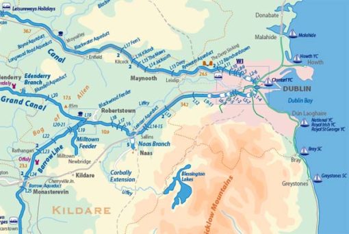 Ireland's Waterways - map and directory - Edwards-May Publications