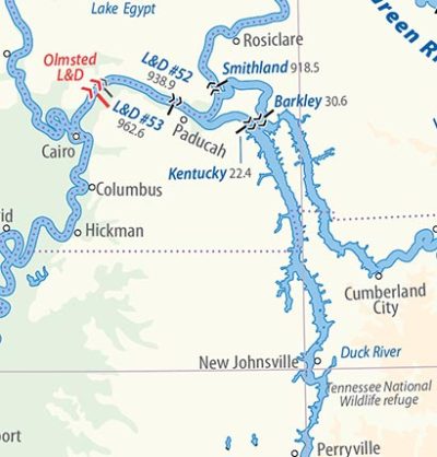 North American Inland Waterways Map - Edwards-may Publications